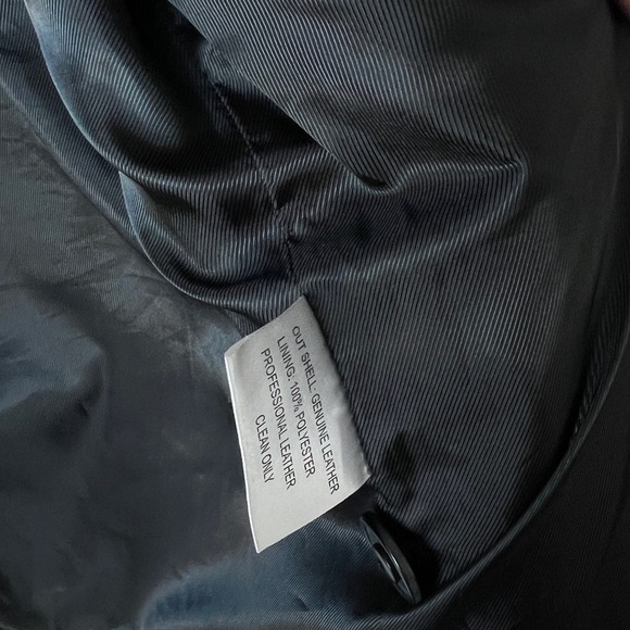 Vintage Men’s Black Leather Jacket -‎ Medium - Picture 4 of 4